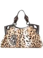 Cartier Vintage Leopard Tote Bag - Brown