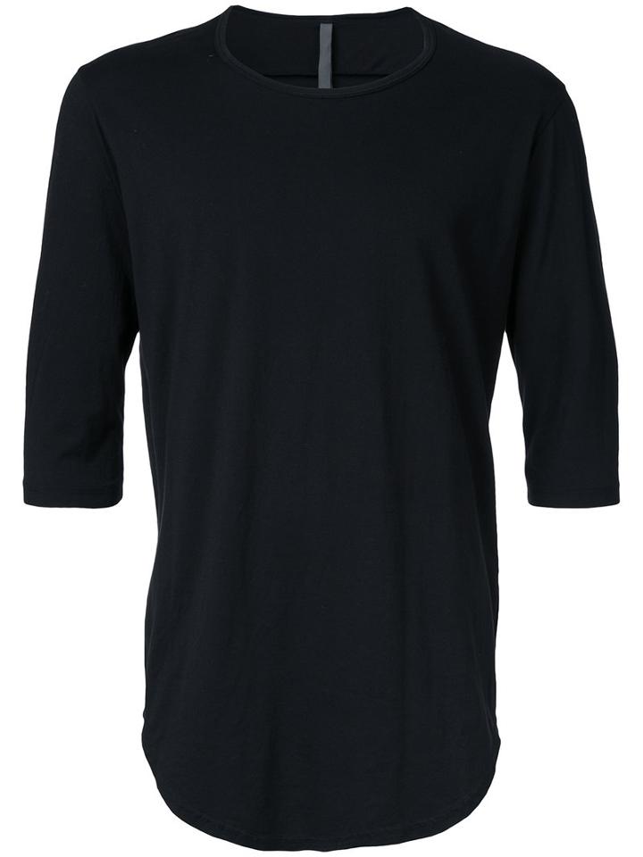 Kazuyuki Kumagai - Three-quarter Sleeve T-shirt - Men - Cotton - 1, Black, Cotton