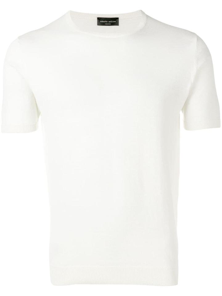 Roberto Collina Fine Knit T-shirt - Neutrals