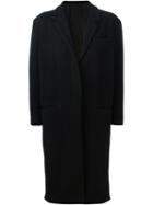 Romeo Gigli Vintage Single Breasted Coat, Women's, Size: 42, Black