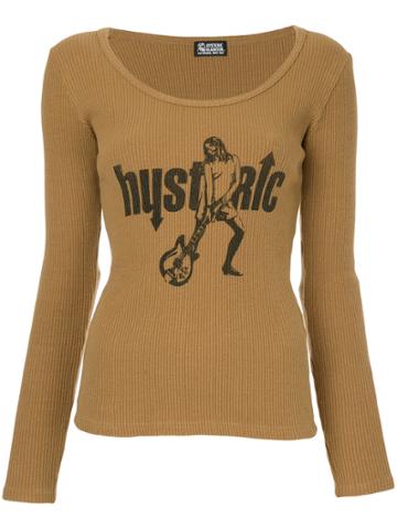Hysteric Glamour Hysteria Print T-shirt - Brown