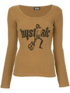 Hysteric Glamour Hysteria Print T-shirt - Brown