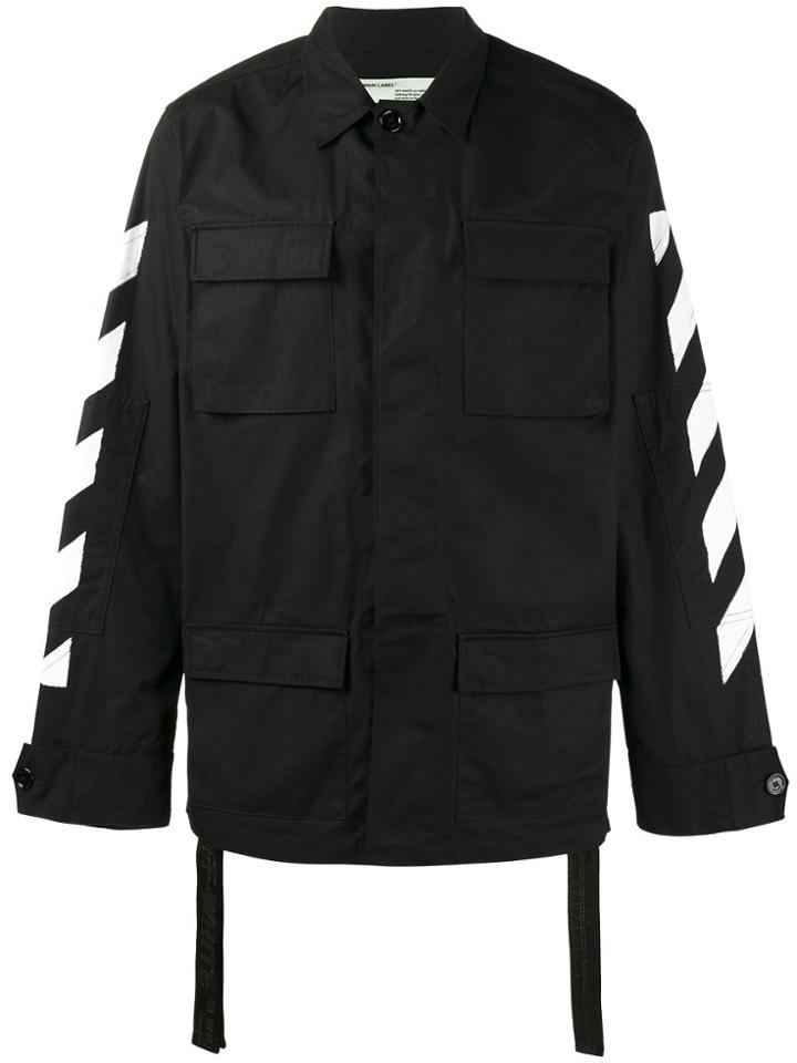 Off-white Brushed Field Jacket - Black