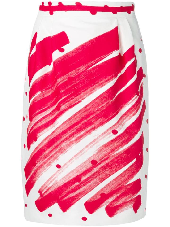 Moschino High-waist Mini Skirt - White
