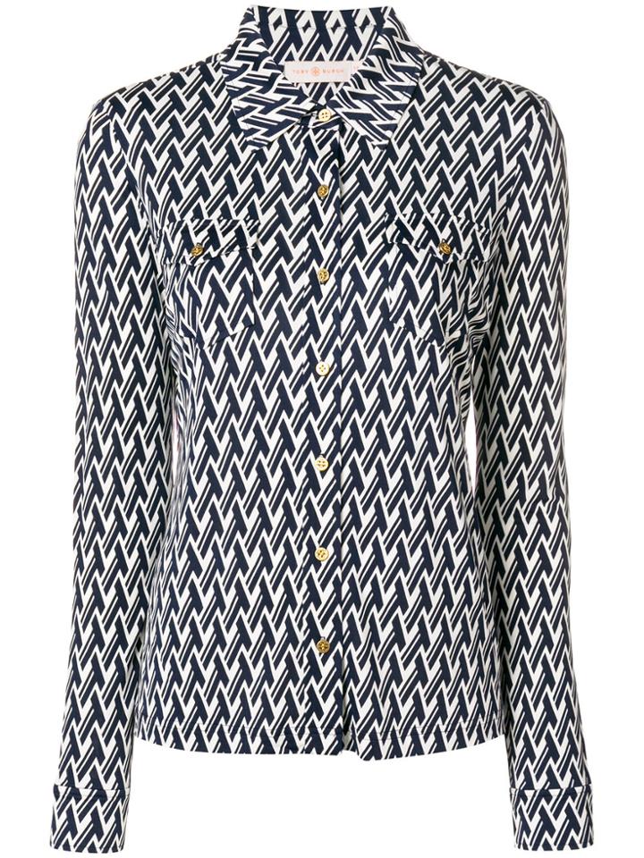 Tory Burch Printed Shirt - Blue