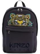 Kenzo Large Neoprene 'dragon Tiger' Backpack - Blue