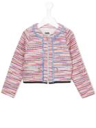 Karl Lagerfeld Kids Bouclé Knit Jacket, Girl's, Size: 10 Yrs