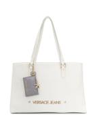 Versace Jeans Logo Shopper Tote - White