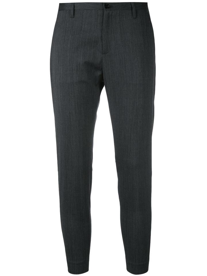 Hope - Cropped Tailored Trousers - Women - Polyester/spandex/elastane/wool - 36, Women's, Grey, Polyester/spandex/elastane/wool