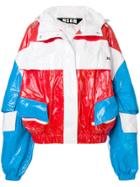 Msgm Oversize Hooded Jacket - Multicolour