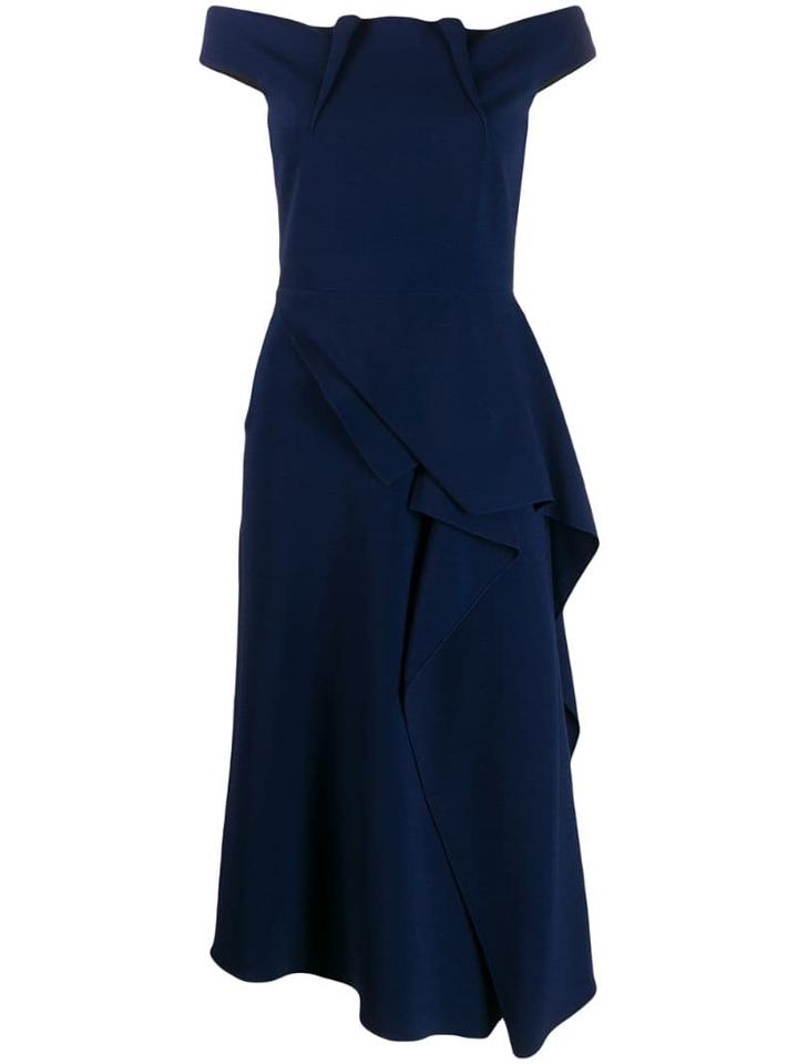 Roland Mouret Arch Dress - Blue