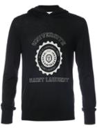 Saint Laurent - Printed Hoodie - Men - Cashmere - S, Black, Cashmere