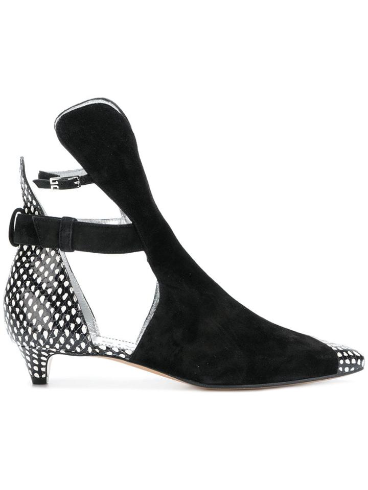 Givenchy Givenchy Be600je04g 004 Black White Leather/fur/exotic