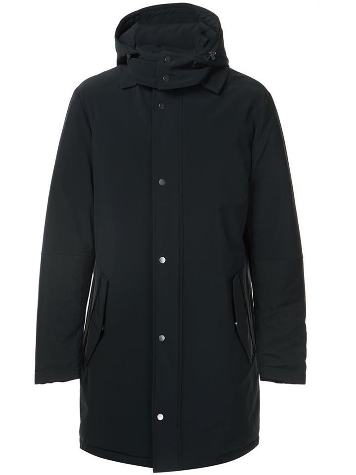 Aztech Mountain 'shadow Mountain Parka' Coat, Men's, Size: Large, Black, Polyamide/polyester/spandex/elastane