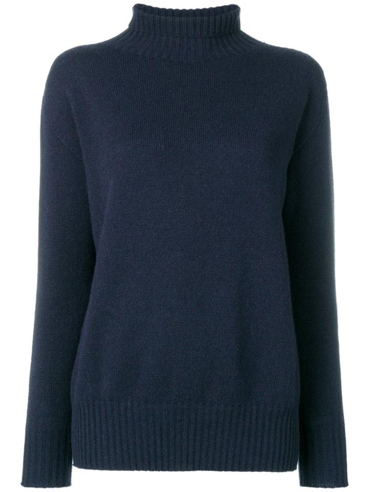 Max Mara Turtleneck Sweater - Blue