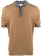 Brunello Cucinelli Knitted Polo Shirt - Brown