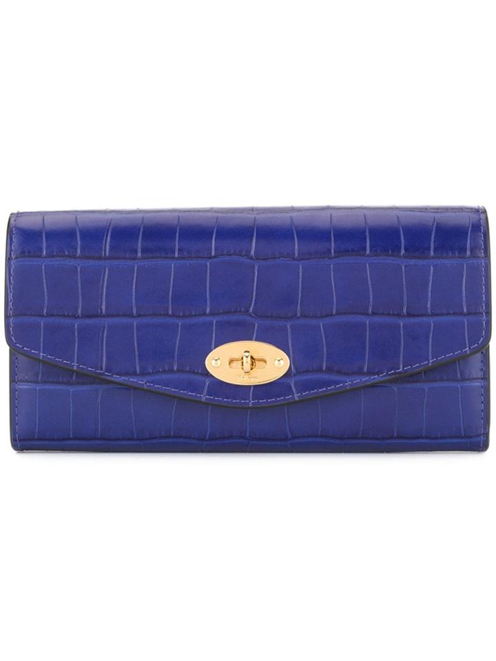Mulberry Darley Long Wallet - Blue