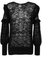 Antonino Valenti Lace Detail Top - Black