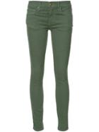 The Great Super Skinny Cropped Jeans, Women's, Size: 27, Green, Cotton/spandex/elastane