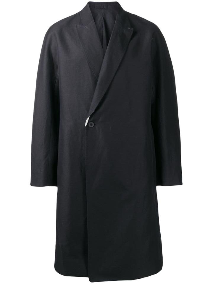 Haider Ackermann Tailored Overcoat - Black