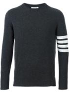 Thom Browne 4-bar Cashmere Pullover - Grey