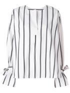Odeeh Striped Blouse - White