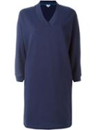 Kenzo Kenzo Paris Print Sweatshirt Dress, Women's, Size: Medium, Blue, Cotton