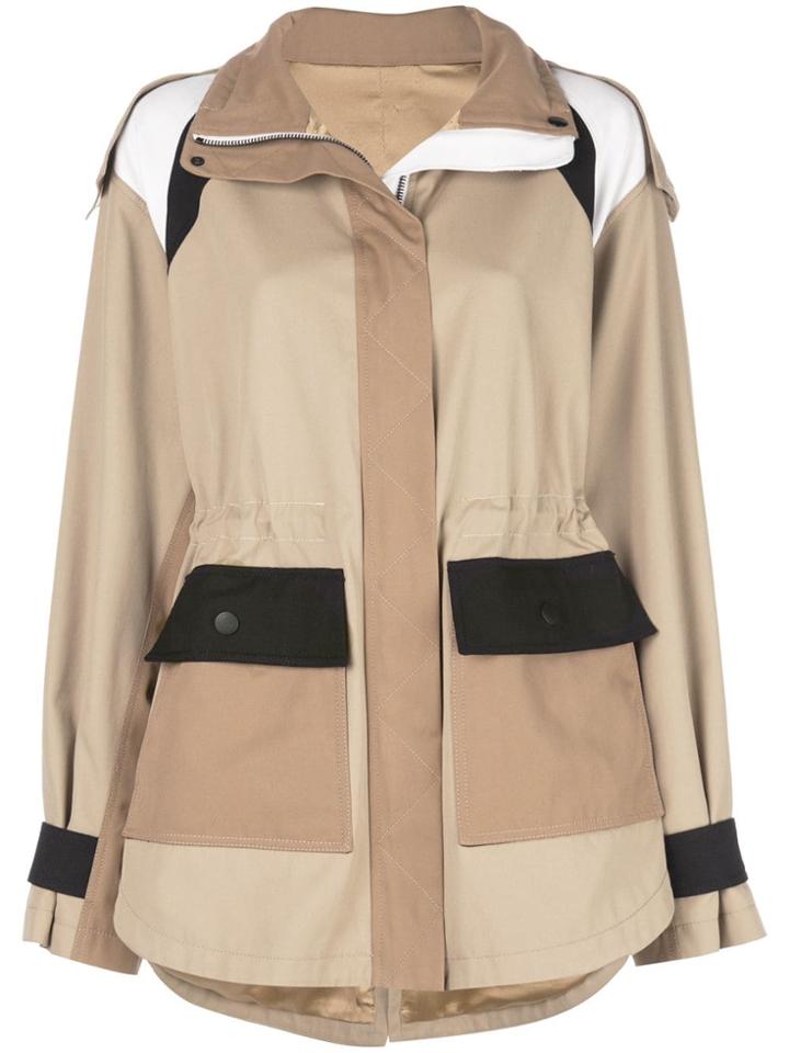 Adam Lippes Colour-block Jacket - Brown