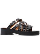 Robert Clergerie Black Fantom 40 Leather Sandals