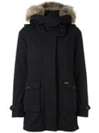 Woolrich 'scarlett' Eskimo Jacket, Women's, Size: Small, Black, Cotton/feather Down/polyamide/racoon Fur