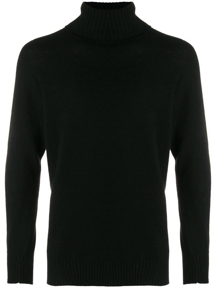 Maison Flaneur Turtleneck Sweater - Black