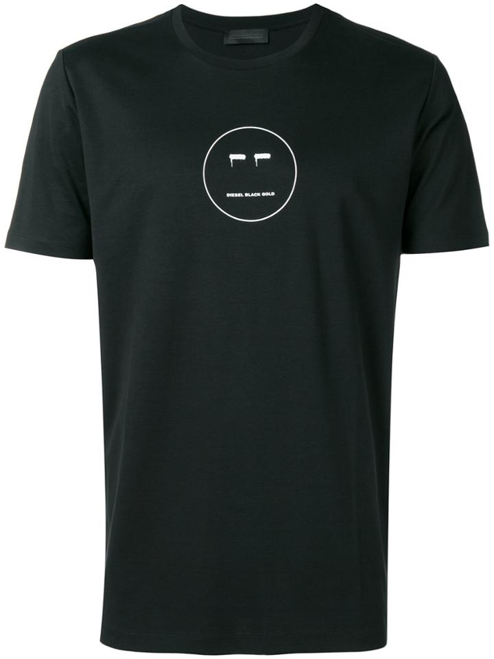 Diesel Black Gold Smile Printed T-shirt