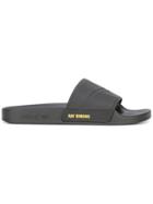 Adidas By Raf Simons Bunny Adilette Pool Slides - Black
