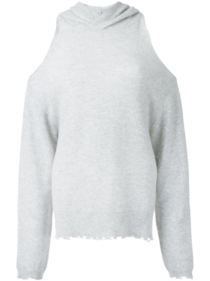 Rta Cashmere Hooded Top - Grey