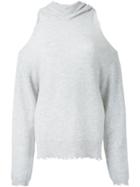 Rta Cashmere Hooded Top - Grey