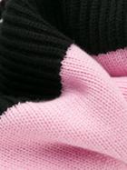 Alexander Mcqueen Colour Block Cashmere Jumper - Pink