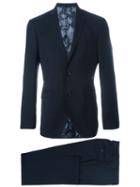 Etro Formal Suit, Men's, Size: 52, Blue, Viscose/wool