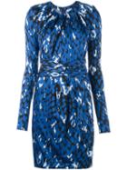 Issa 'morgana' Twisted Dress, Women's, Size: 10, Blue, Spandex/elastane/viscose