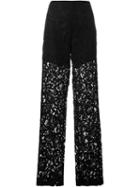 Msgm Lace Sheer Trousers