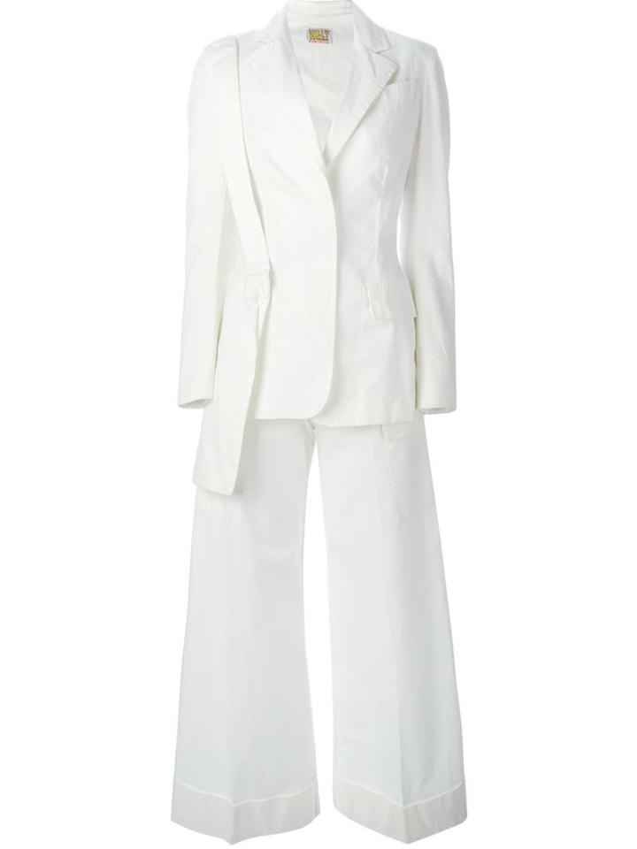 Walter Van Beirendonck Vintage 'a Fettish For Beauty' Suit With Attached Bag