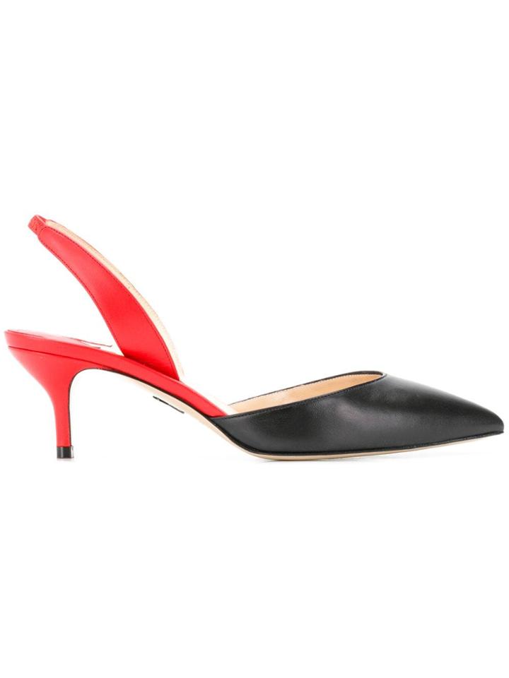 Paul Andrew Classic Sing Back Pump - Red