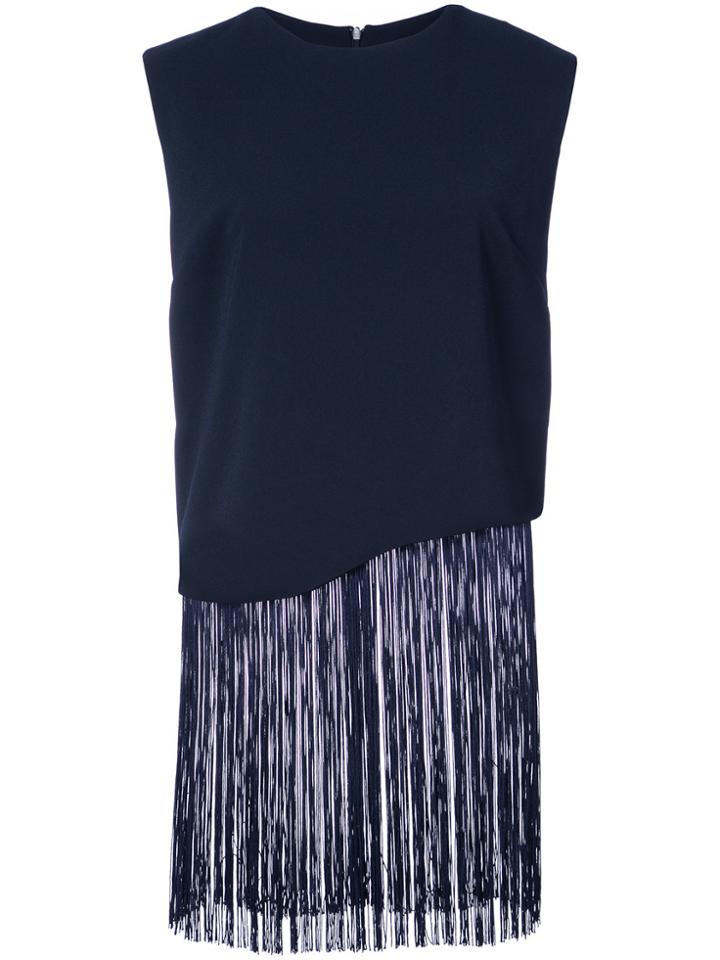Nomia Fringed Blouse - Blue