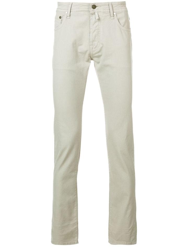 Jacob Cohen Straight-leg Trousers - Neutrals