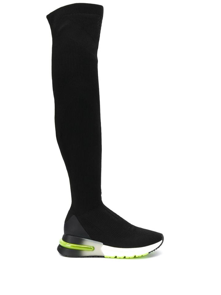 Ash Kool Sock Sneaker Boots - Black