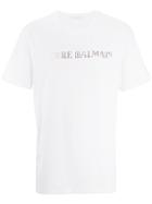 Pierre Balmain Logo Print T-shirt - White