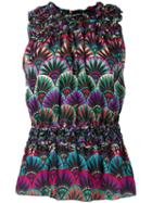 Emporio Armani - Printed Tank Top - Women - Silk - 42, Silk