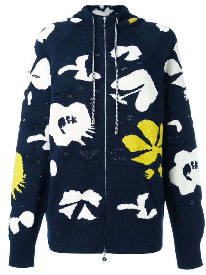 Barrie Knitted Hoodie, Women's, Size: Xs, Blue, Cashmere