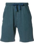 Simon Miller Drawstring Shorts, Men's, Size: 1, Blue, Cotton