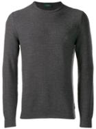 Zanone Slim-fit Knit Sweater - Grey