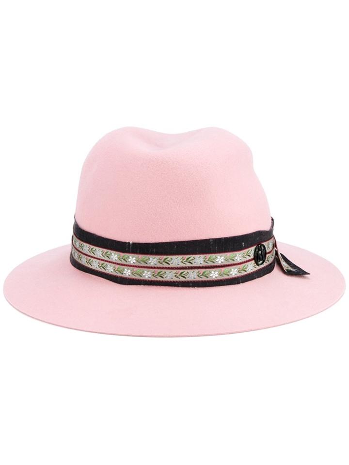 Maison Michel 'bettina' Hat - Pink & Purple